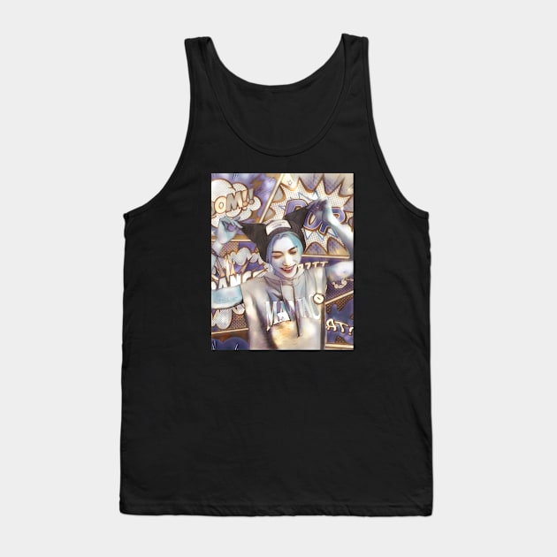 K-Pop Stray Kids Felix Fan Art Tank Top by ArtFulArts